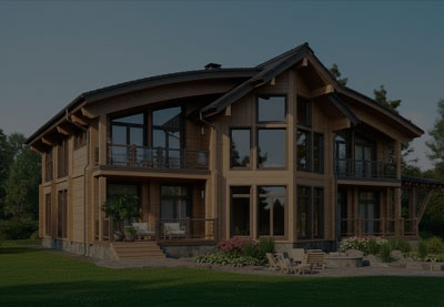 каталог домов из клееного бруса