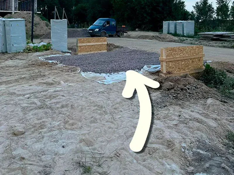 Устройство въезда на участок